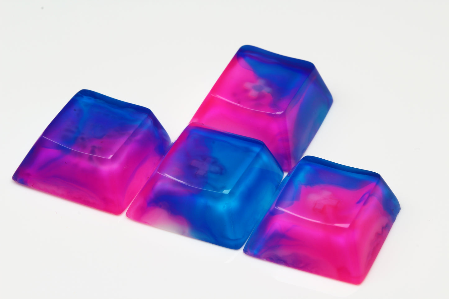 Cherry Profile Cloud Chaser WASD - McFly 1 - PrimeCaps Keycap - Blank and Sculpted Artisan Keycaps for cherry MX mechanical keyboards 