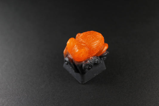 Gimpy- Klacken 3- Sunglow - PrimeCaps Keycap - Blank and Sculpted Artisan Keycaps for cherry MX mechanical keyboards 
