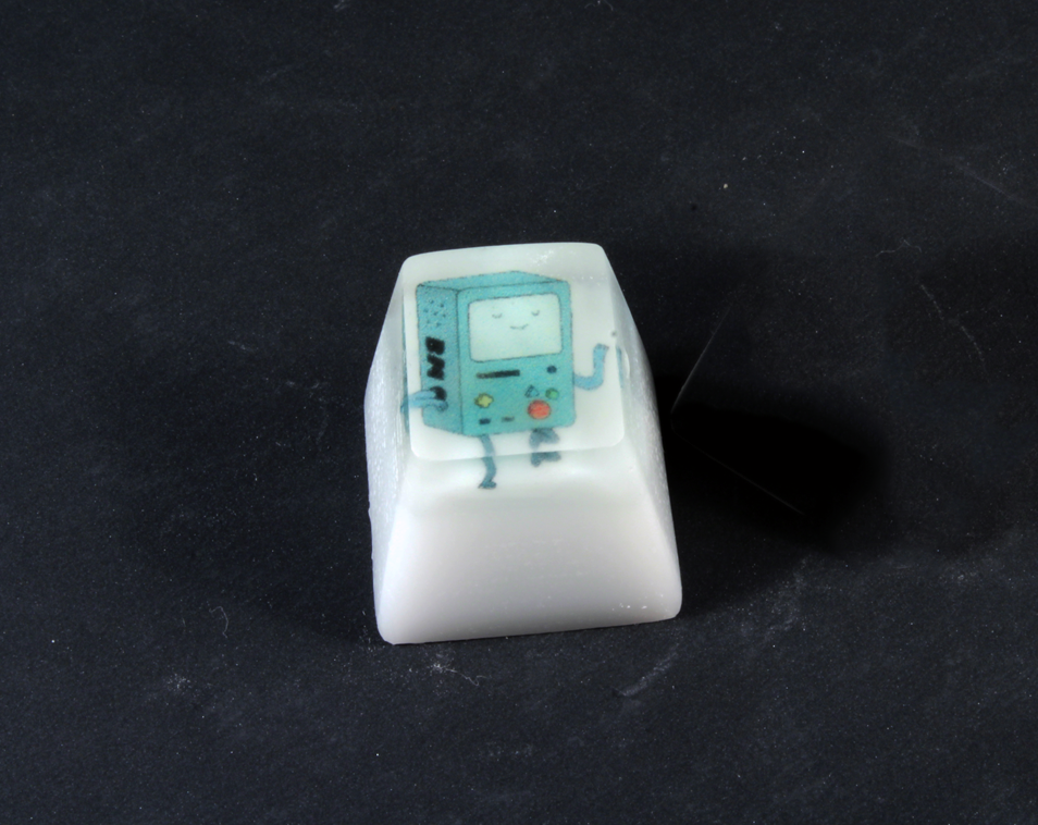 Chaos Caps 1.1 - BMO - PrimeCaps Keycap - Blank and Sculpted Artisan Keycaps for cherry MX mechanical keyboards 