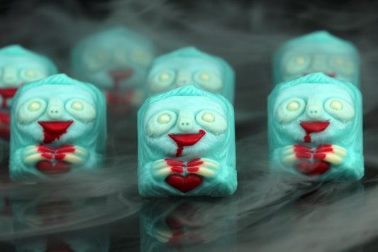 Eat Your Heart Out Lurv - PrimeCaps  - Blank and Sculpted Artisan Keycaps for cherry MX mechanical keyboards 